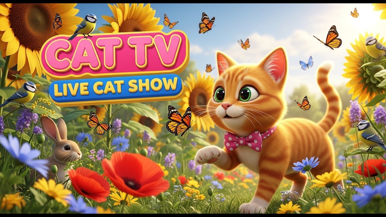 [🐈For Kittens Only] Stimualting Cat Games😽Reduce Stress and Anxiety for Cats at Home🖥Best Cat TV🌈