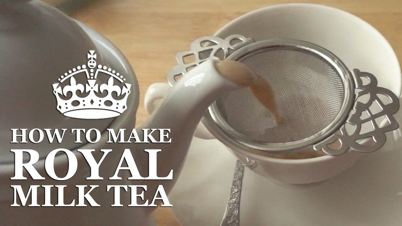 비오는 날엔 집에서 로얄밀크티 Royal milk tea at home on a rainy day