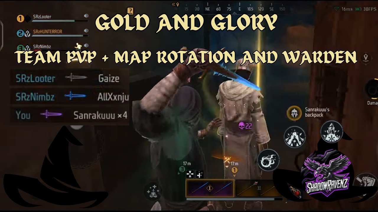 Gold and Glory: ShadowRavenz Gameplay