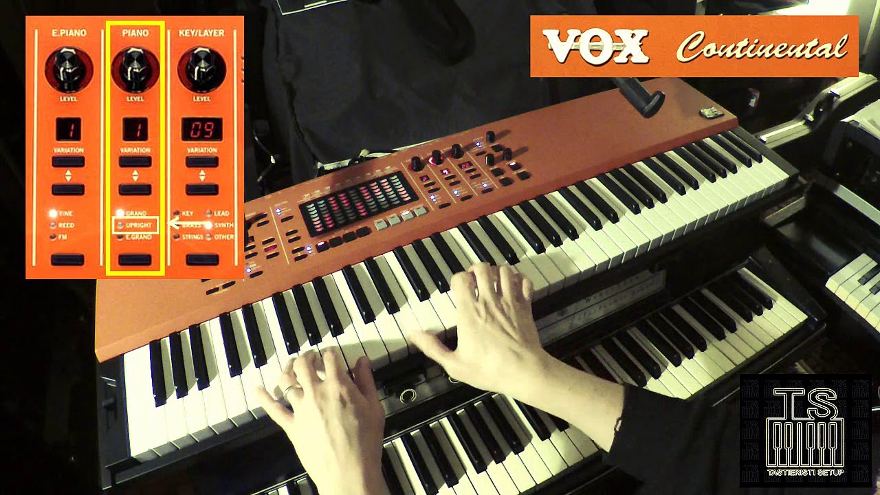 KORG / VOX Continental - sound examples - 4 of 5 - AC PIANO @KorgOfficial