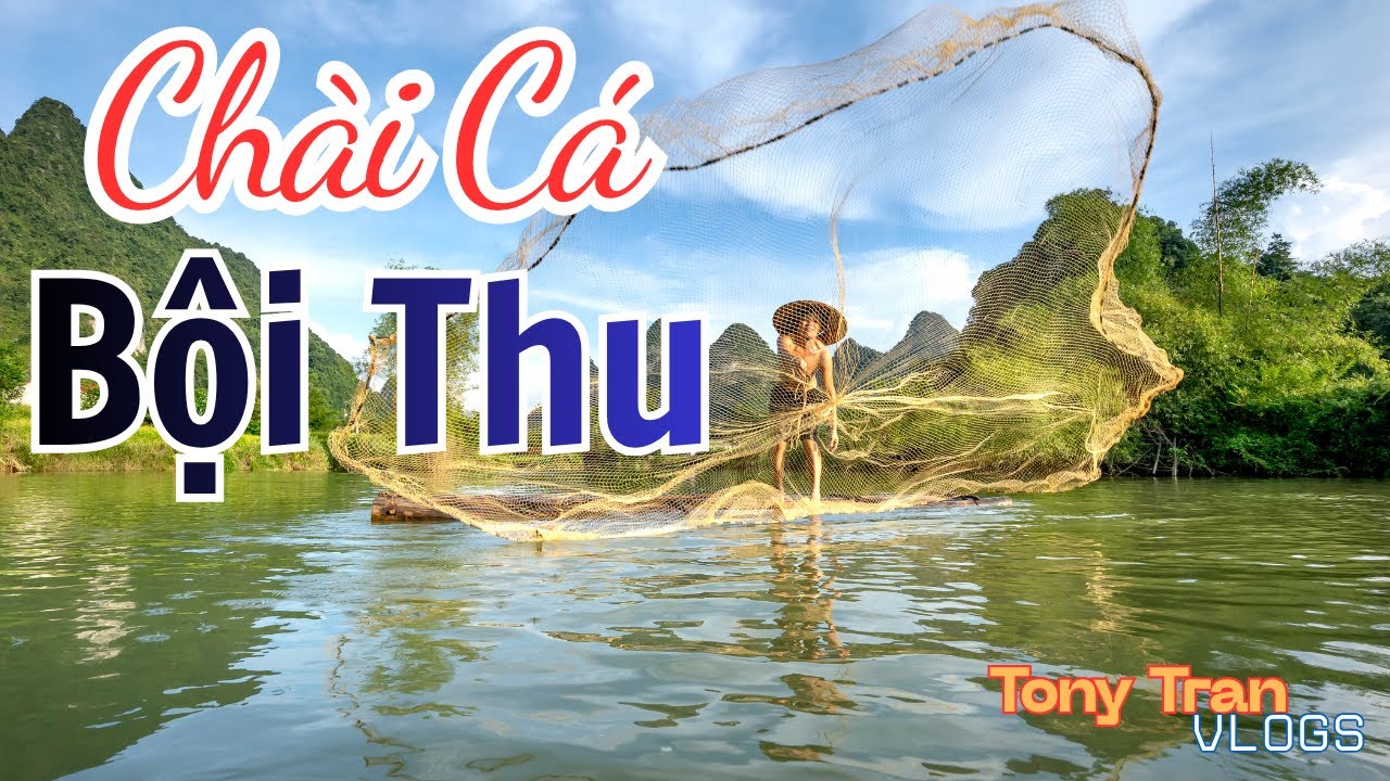 Chài Cá BỘI THU  | Nước Rồng | Một ngày bội thu | Tony Tran Vlogs