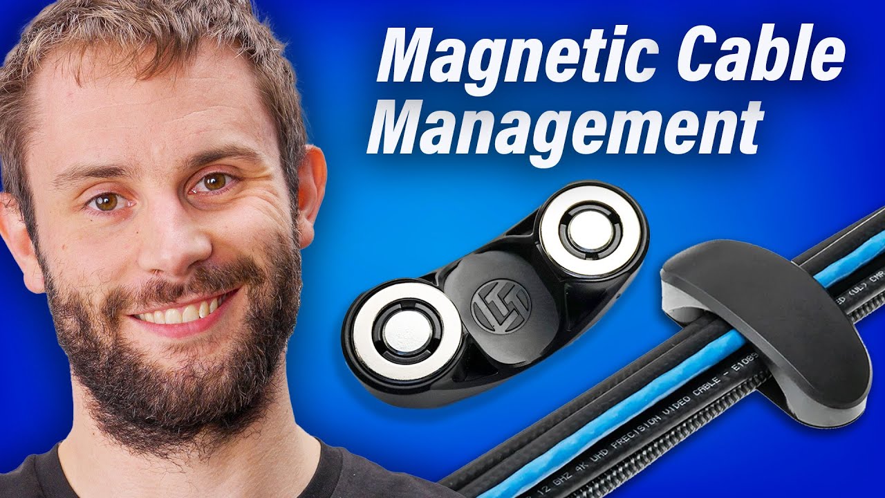 Cable management sucked... UNTIL NOW! - LTT Store Magnetic Cable Management