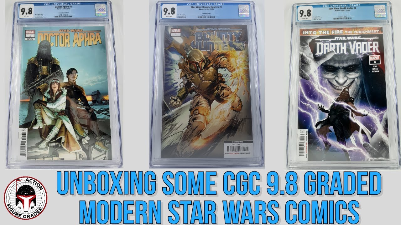CGC Star Wars Comic Unboxing | First Appearances | Doctor Aphra | Bounty Hunters