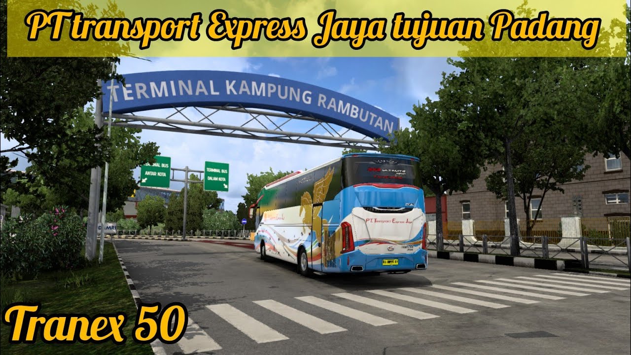 Keberangkatan Transport Express TRANEX 50 dari Terminal Kampung Rambutan | SR3 Hino RM | ETS 1.47