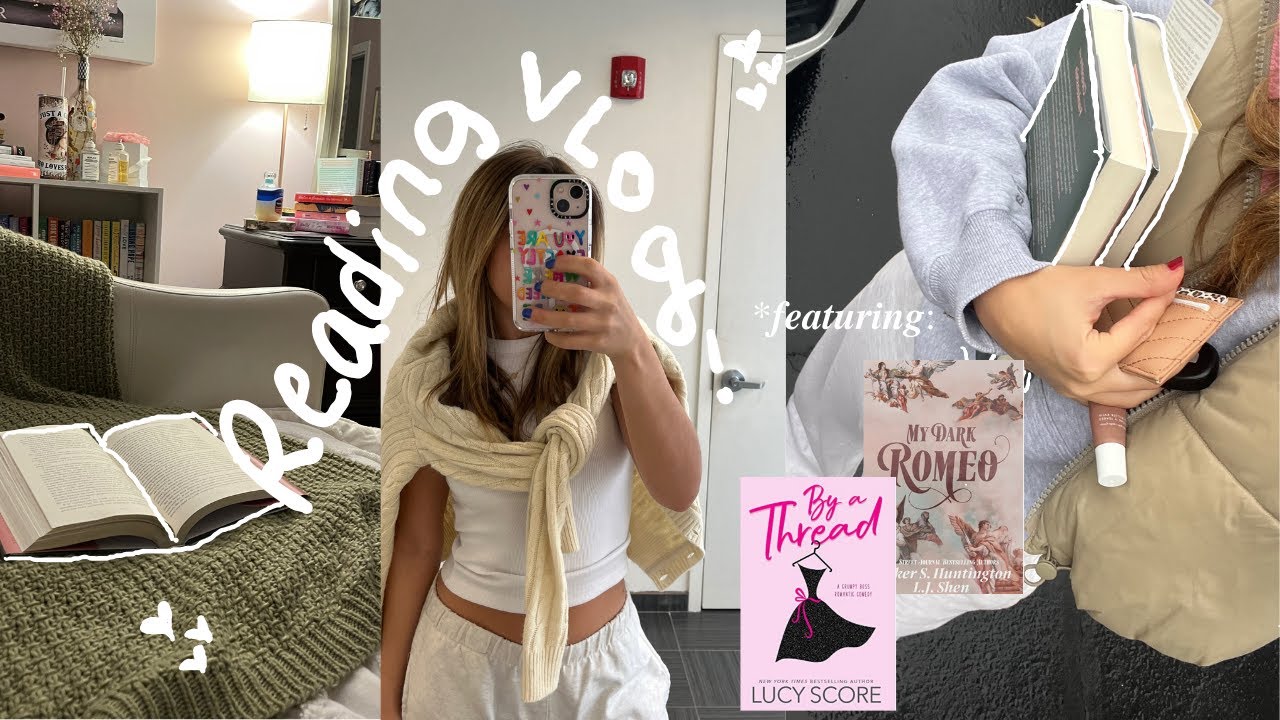 weekly reading vlog! | how much i read while working full time