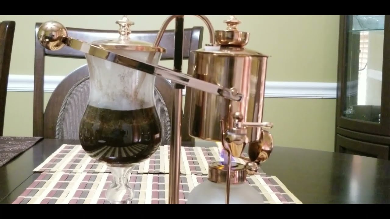 Vintage Belgian Belgium Luxury Royal Family Balance Syphon Siphon Coffee Maker