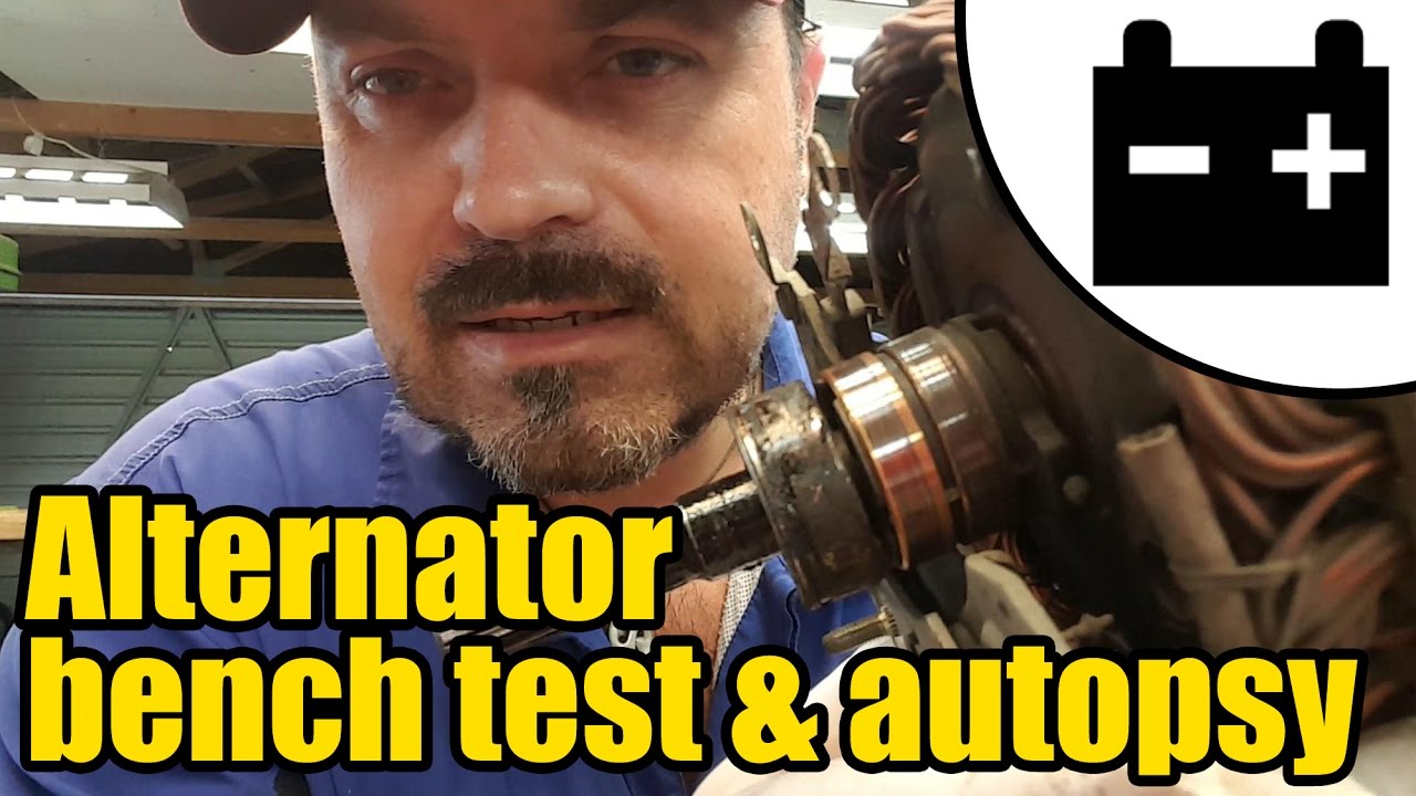 Alternator bench test & autopsy #1418