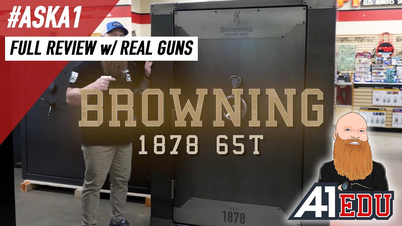 One of the BIGGEST Gun Safes | Browning 1878 65T Gun Safe Review