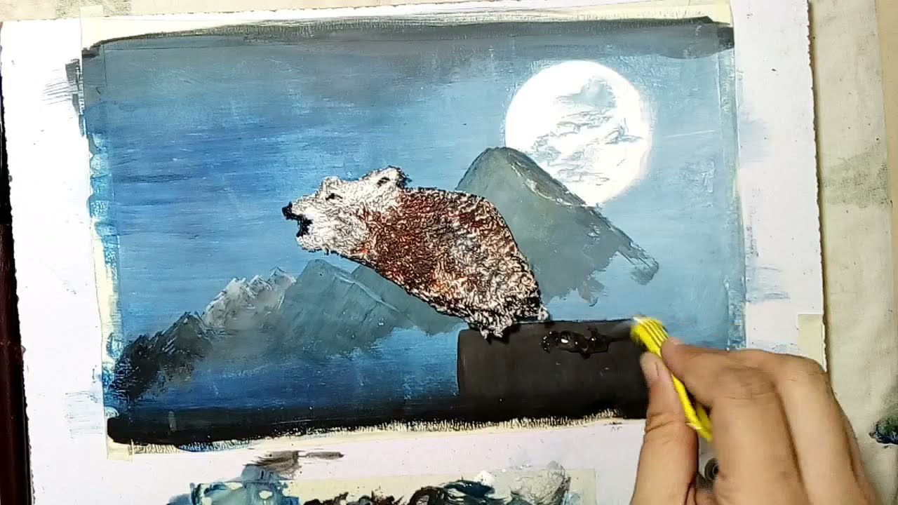 how to make a wolf | Halloween painting #Howto Artistan Club #artistanclub