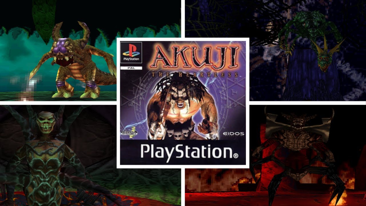 Akuji the Heartless - ALL Bosses + Ending
