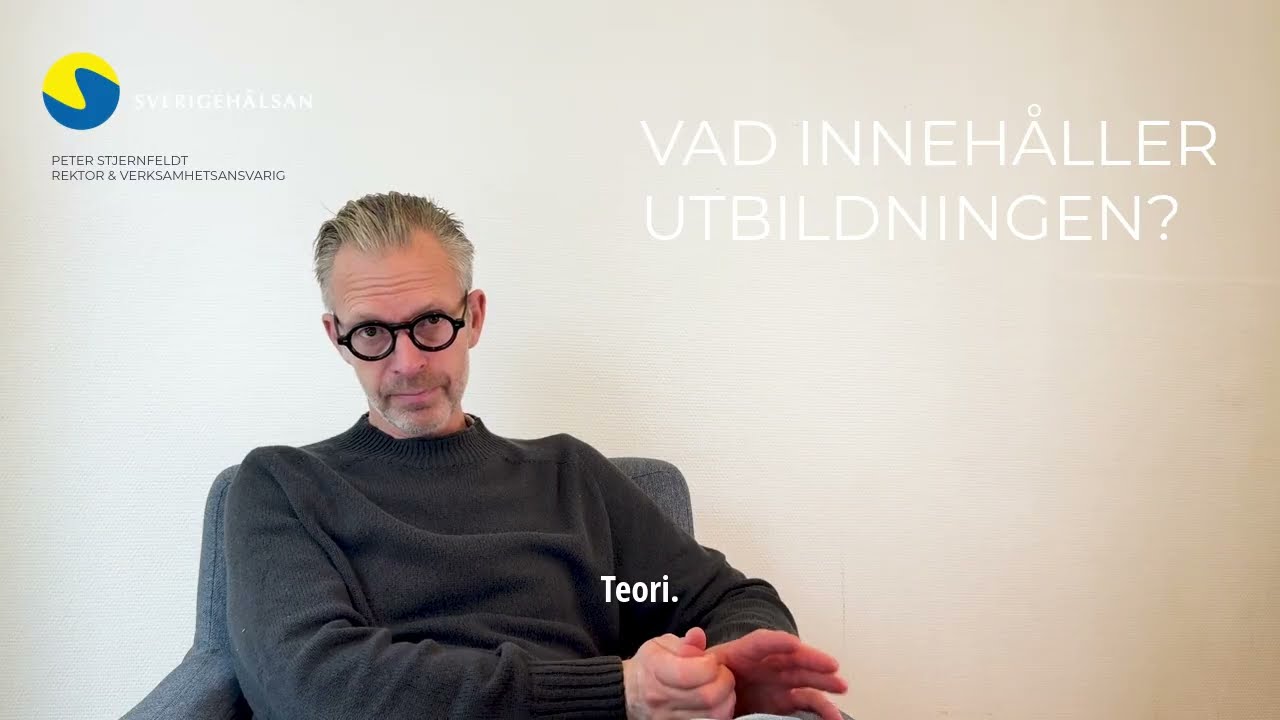 Kort introduktion till Sverigehälsans grundläggande psykoterapiutbildning med KBT-inriktning