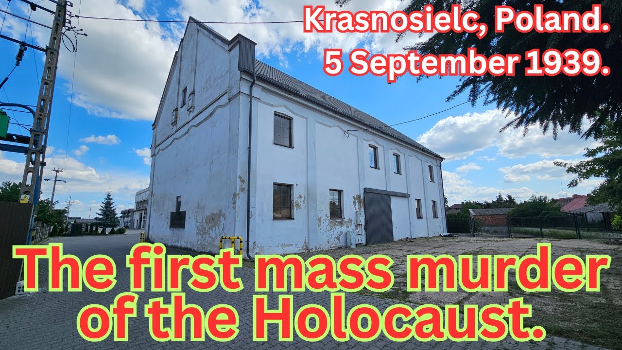 The first mass murder of the Holocaust.  The massacre at Krasnosielc.