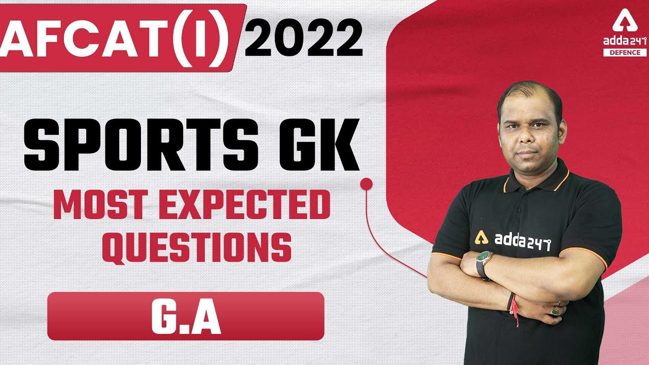 AFCAT 1 2022 | Static GK | Most Expected Questions