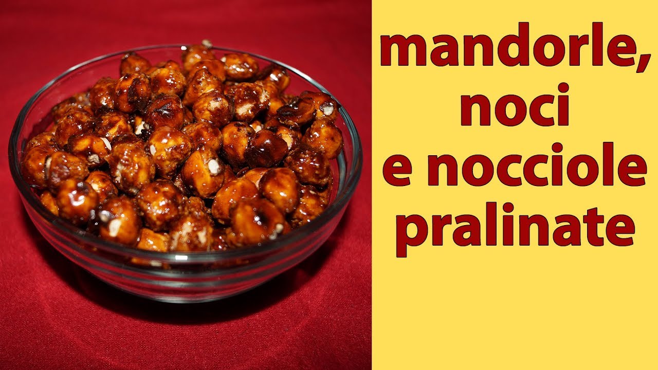 I-034 mandorle, noci e nocciole pralinate