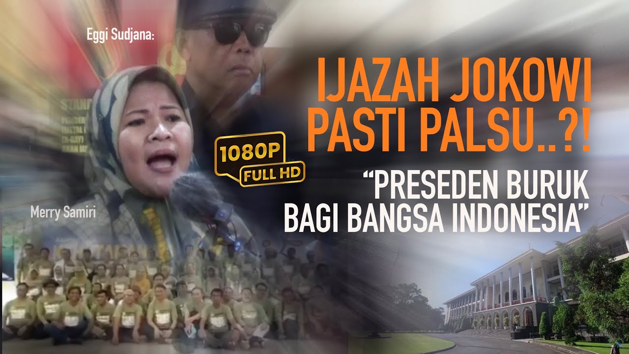 IJAZAH JOKOWI PASTI PALSU.!!? | Eggi Sudjana | 