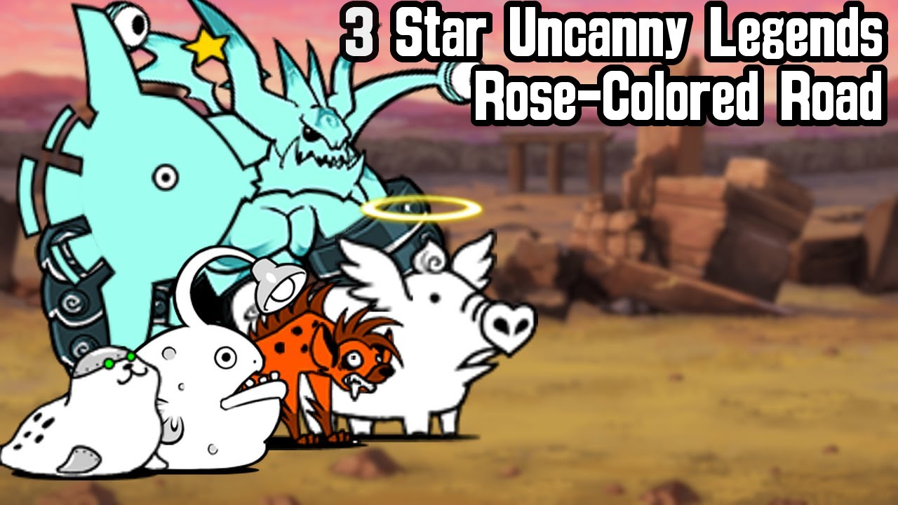 Rose-Colored Road / 3 Star Uncanny Legends - The Battle Cats
