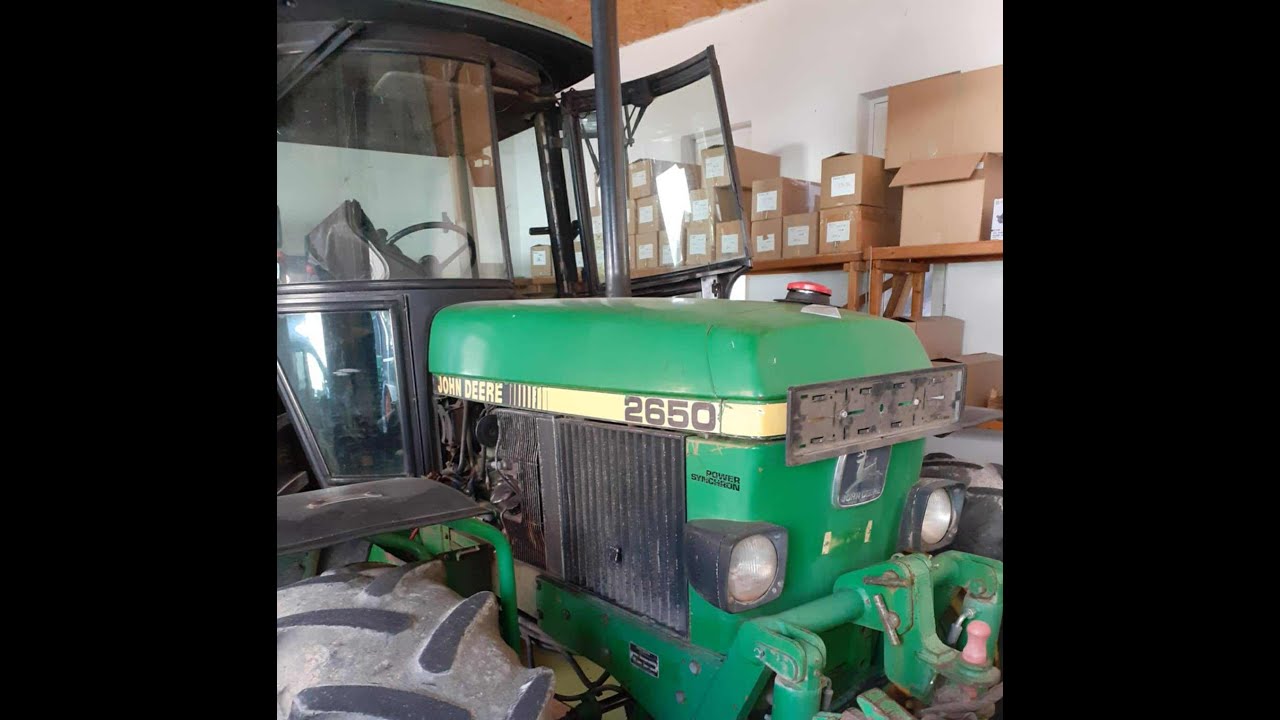 JOHN DEERR 2650 megmaradt csavarok a váltó illesztése után. 