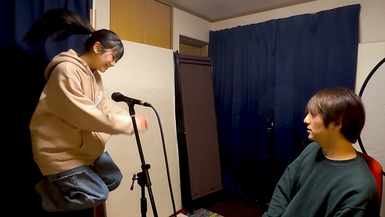ボーカル・ボイトレ：メロディーのジャンプ 母音の意識 Steps Documentary #4 ～父が娘に教える音楽の記録～