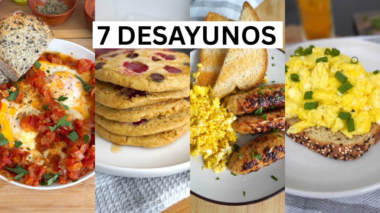 7 desayunos fáciles para la semana