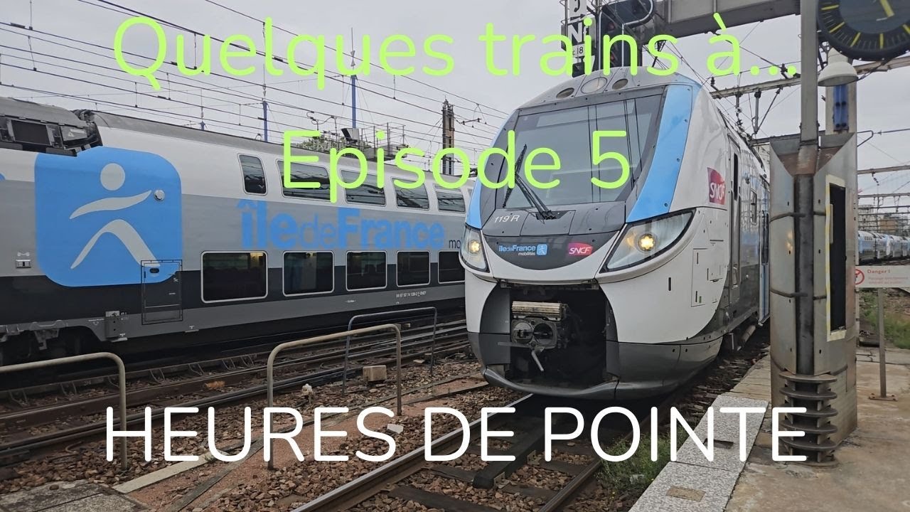 Quelques trains, Corail, TER à... Episode 5 (RUSH HOUR !)