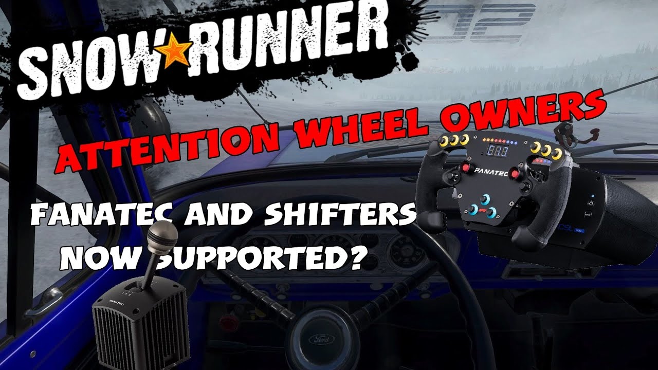 SnowRunner PS4 | Fanatec and shifter support?