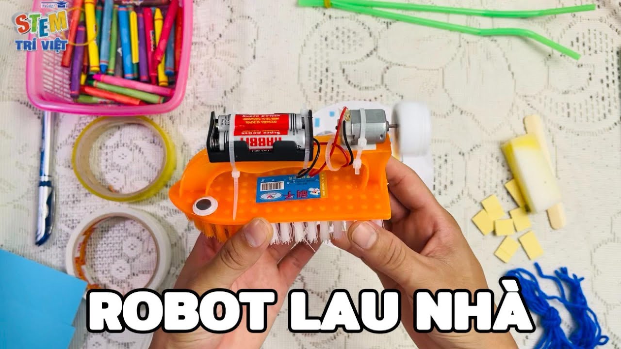 Khối 3 Bài 3: Robot lau nhà | Hướng dẫn sản phẩm. #steam #stem #diy #thucong #handmade