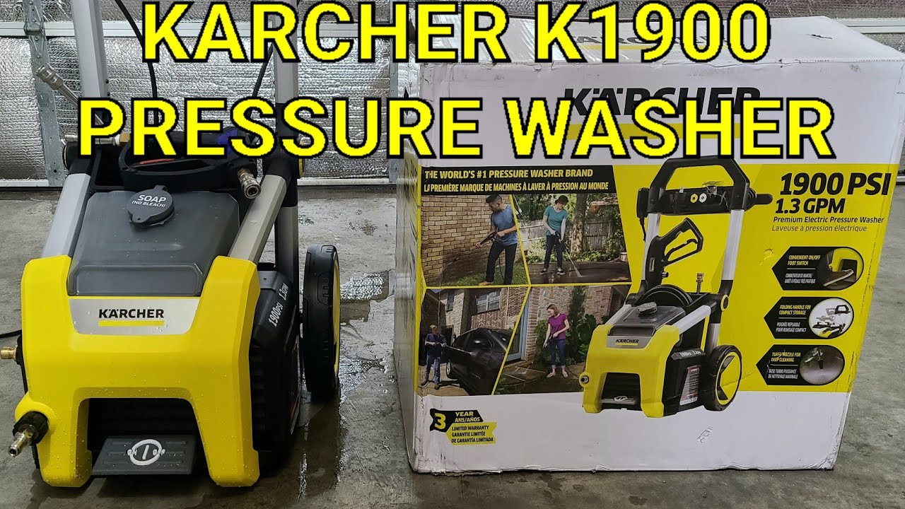 [ПРЕВОСХОДНО] Электрическая мойка высокого давления Karcher K1900 — лучший выбор для мытья автомо...