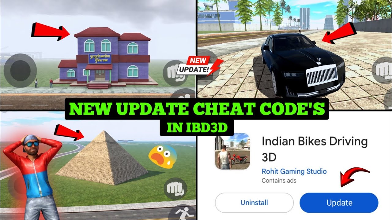 🔥 Egypt City + Rolls Royce Cheat Code In IBD3D | New Police Station Cheat Code | Shimul Gamerz ✅