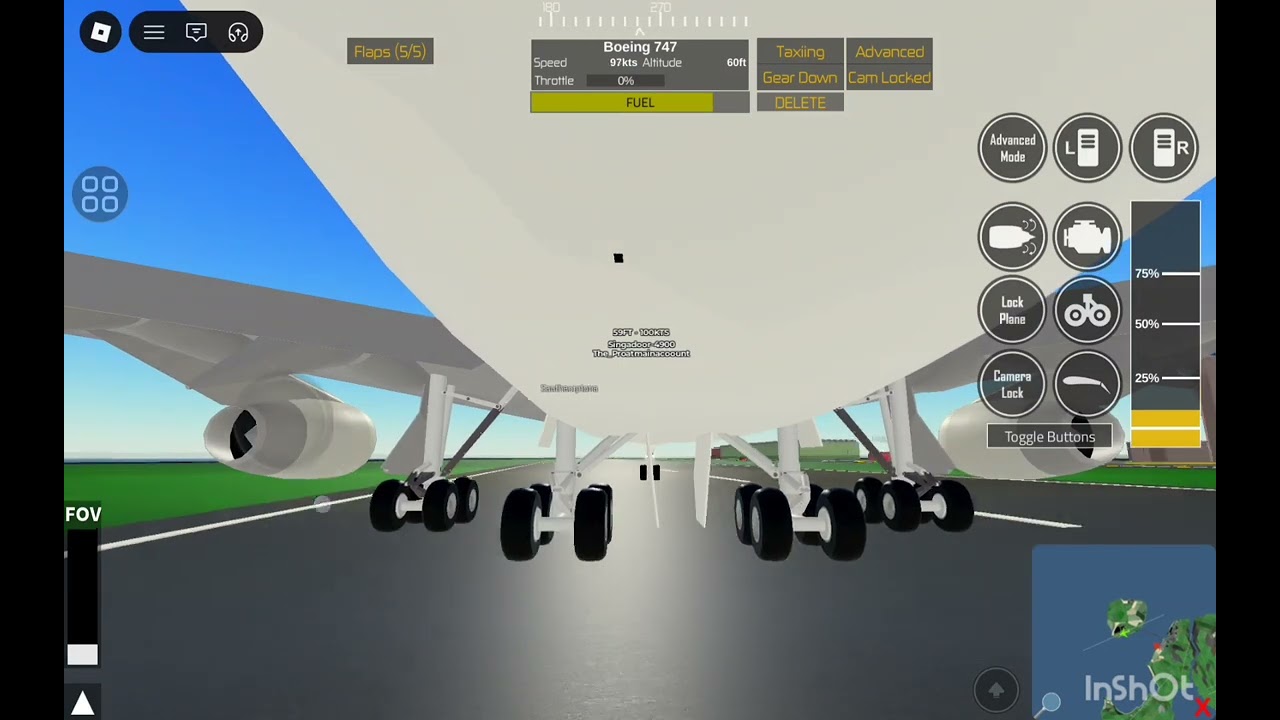 Flying to mellor airport