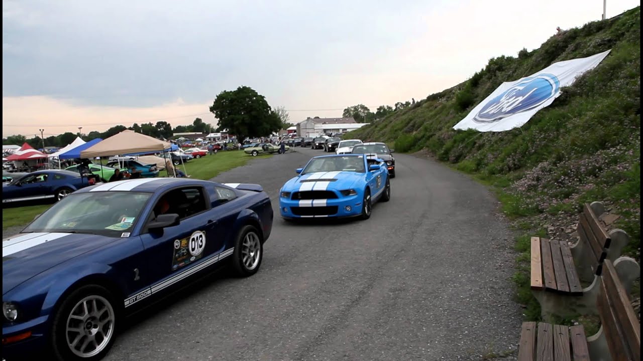 Carlisle Ford Nationals 2012 - Shelby Mustang Entrance