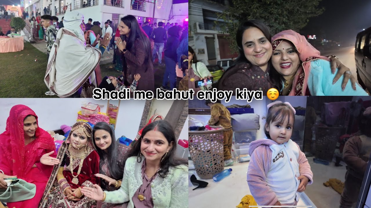 Bhabhi ke yaha shadi me bahut Enjoy kiya 😍|| #Snappygirls #vlogs
