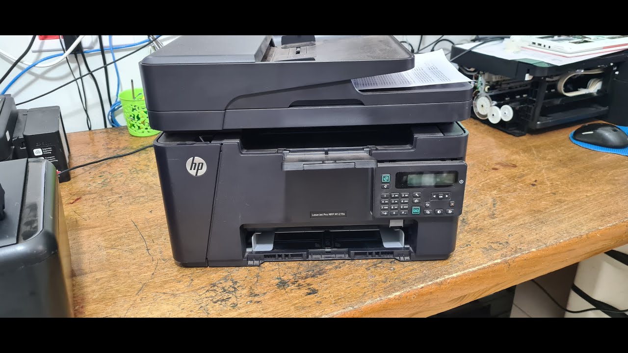 Como Desmontar a HP.LaserJet Pro MFP M127 e M125a (1º Parte)