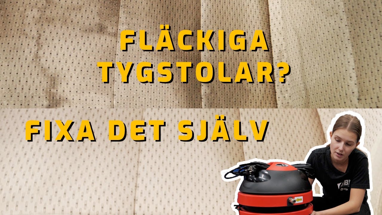 Smutsiga tygstolar? Såhär klädseltvättar du