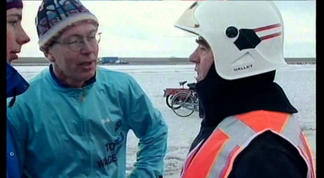 Schaatstocht over het IJsselmeer: 