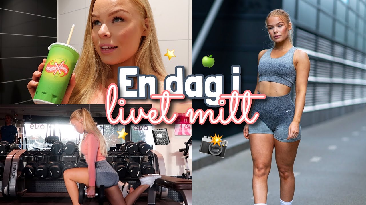 EN DAG I LIVET MITT - morgenrutine, møter, fotoshoot og trening // Tilbring en dag sammen med meg!
