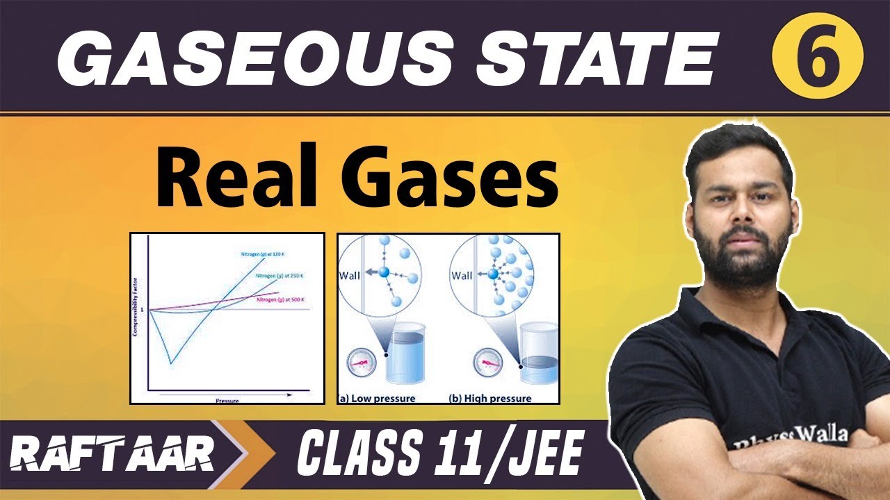 Gaseous State 06 | Real Gases | Class 11/JEE | RAFTAAR