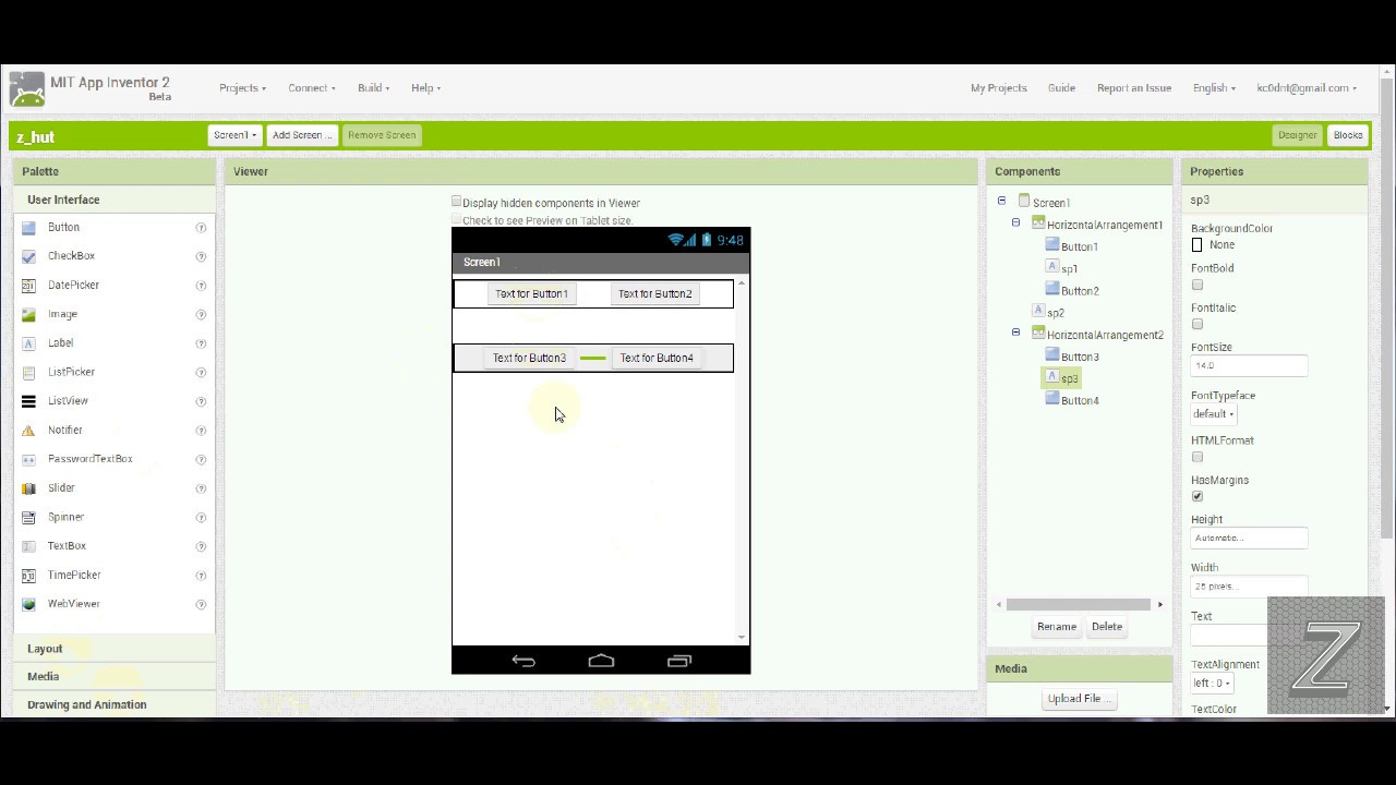 Learn to Build Android apps with MIT app inventor 2 EP#3 (arrangements)