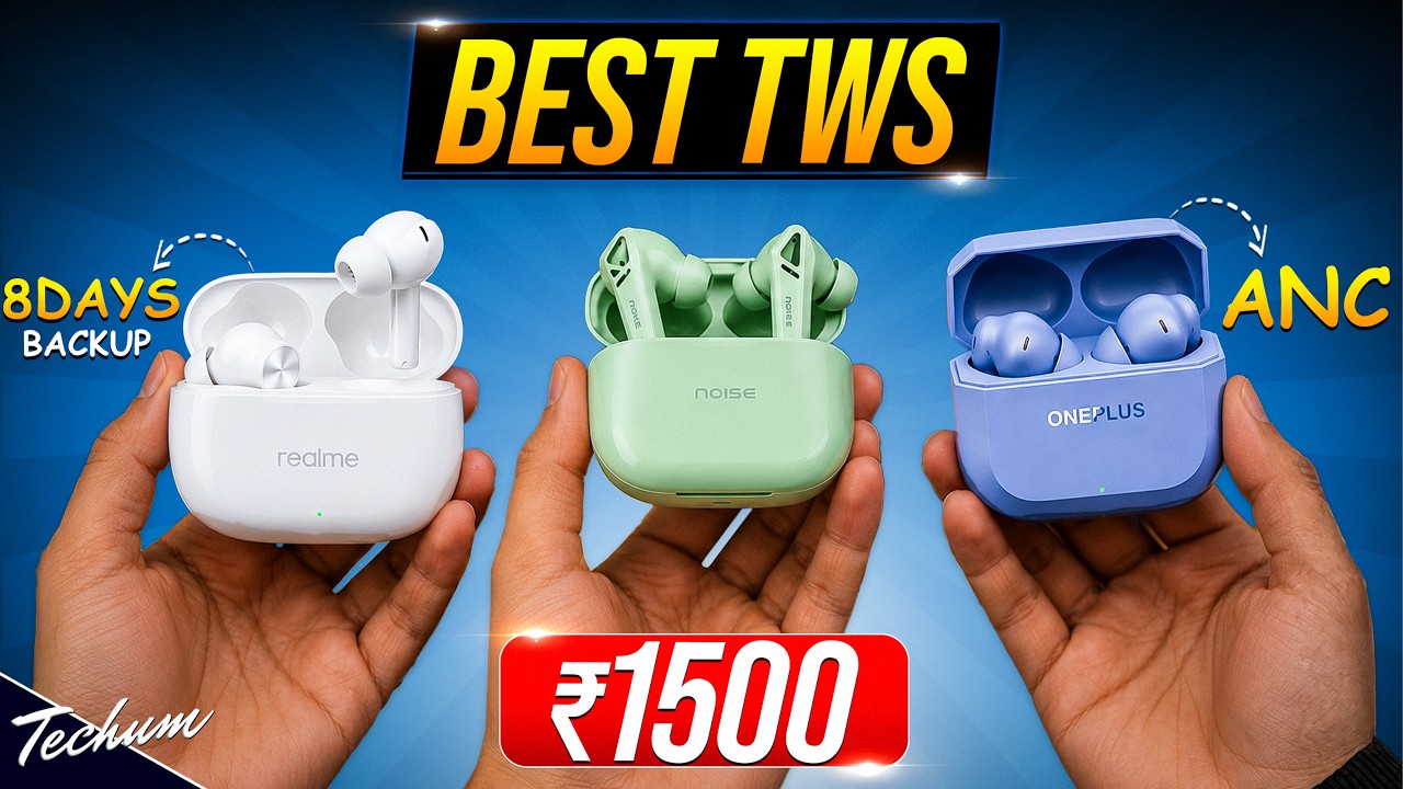 [TOP 3]🔥Best Earbuds 2026🔥Best Earbuds Under ₹1500 in India 2026 🔥Best TWS Under ₹1500