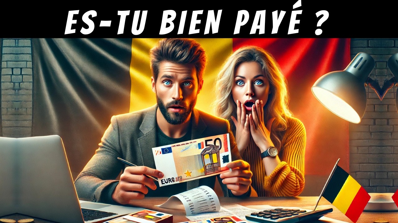 Découvre le SALAIRE des BELGES tranche par tranche🇧🇪