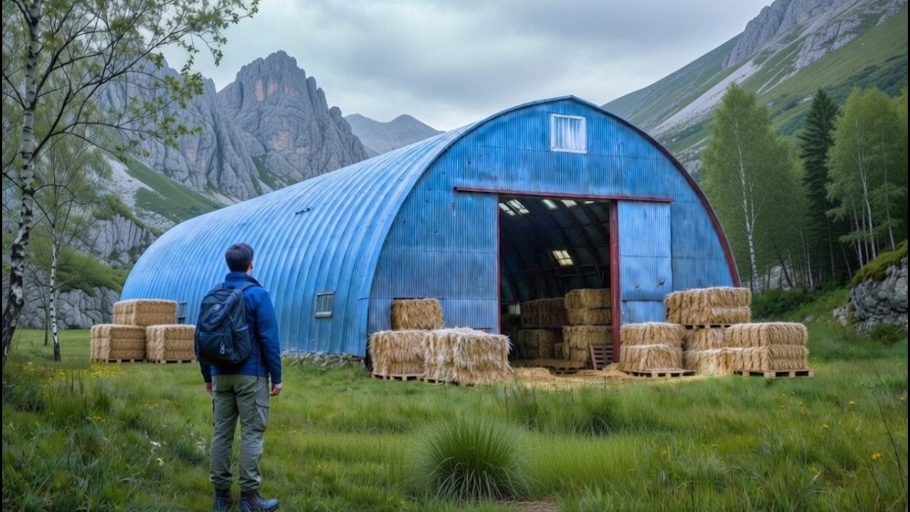 Broke and Homeless After College, I Built a Quonset That Kept Me Alive