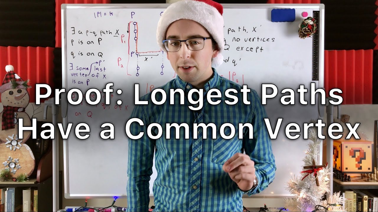 Proof: Two Longest Paths Have a Common Vertex | Graph Theory, Connected Graphs