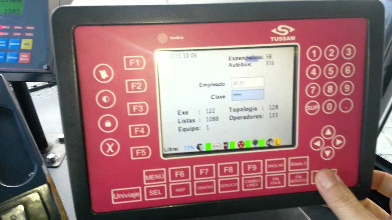 desconexion con sae F1 y programacion manual sistema billetes