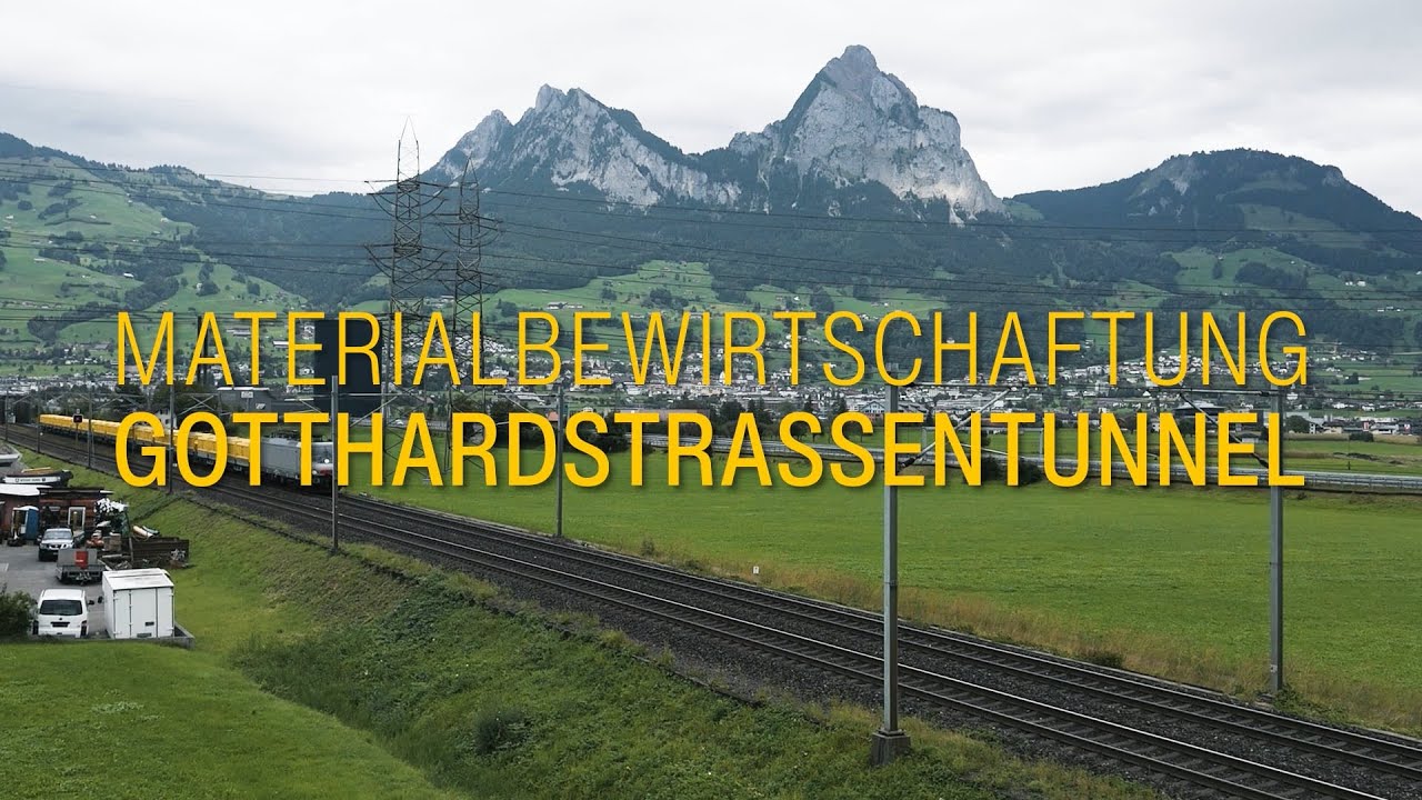 Gotthardstrassentunnel: Materiallogistik (Deutsche Version)