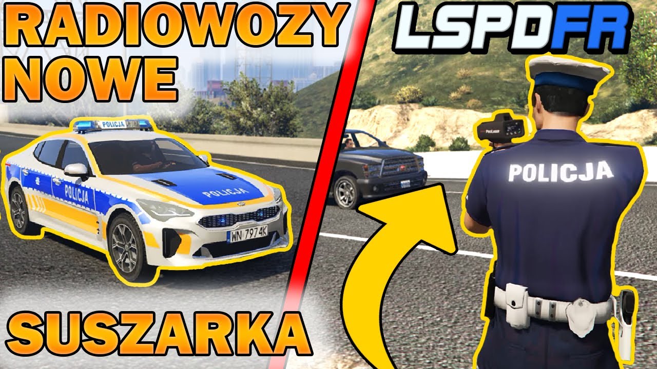 Polska Policja - NOWE RADIOWOZY / GRUPA SPEED 🚓 LSPDFR #50 🚓 GTA V