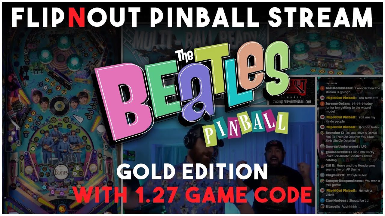 🔴LIVE - Stern's The Beatles Pinball: Gold Edition!!!