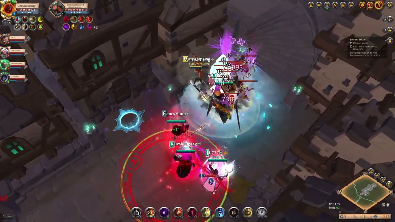 Albion - HCE -ETERNAL BATTLE Lv.16 - Big Pulls - TANK POV 2025