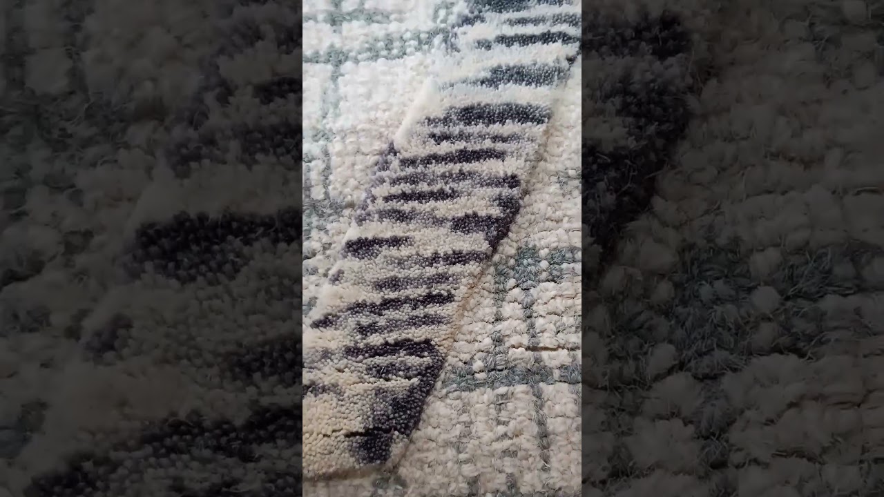 hand tufted carpets samples wool Loop cut pile
