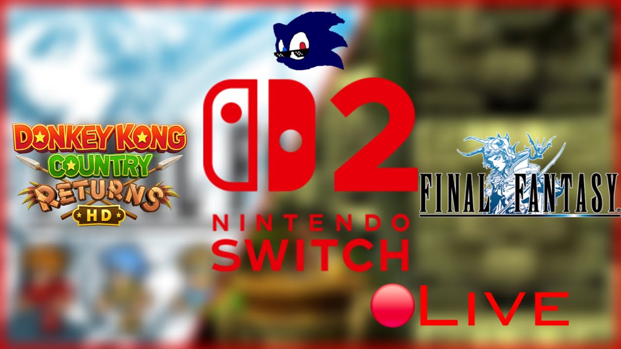 Donkey Kong Country Returns HD + Final Fantasy Stream