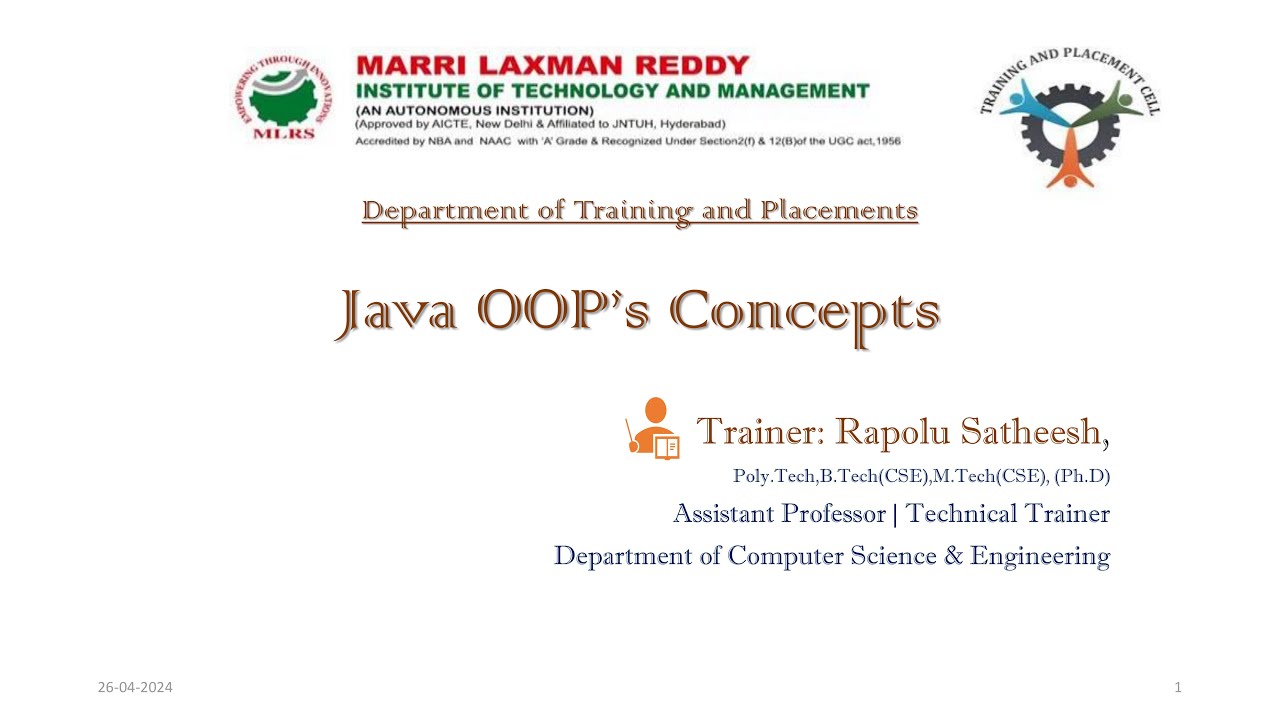 Basics of Java Programming
