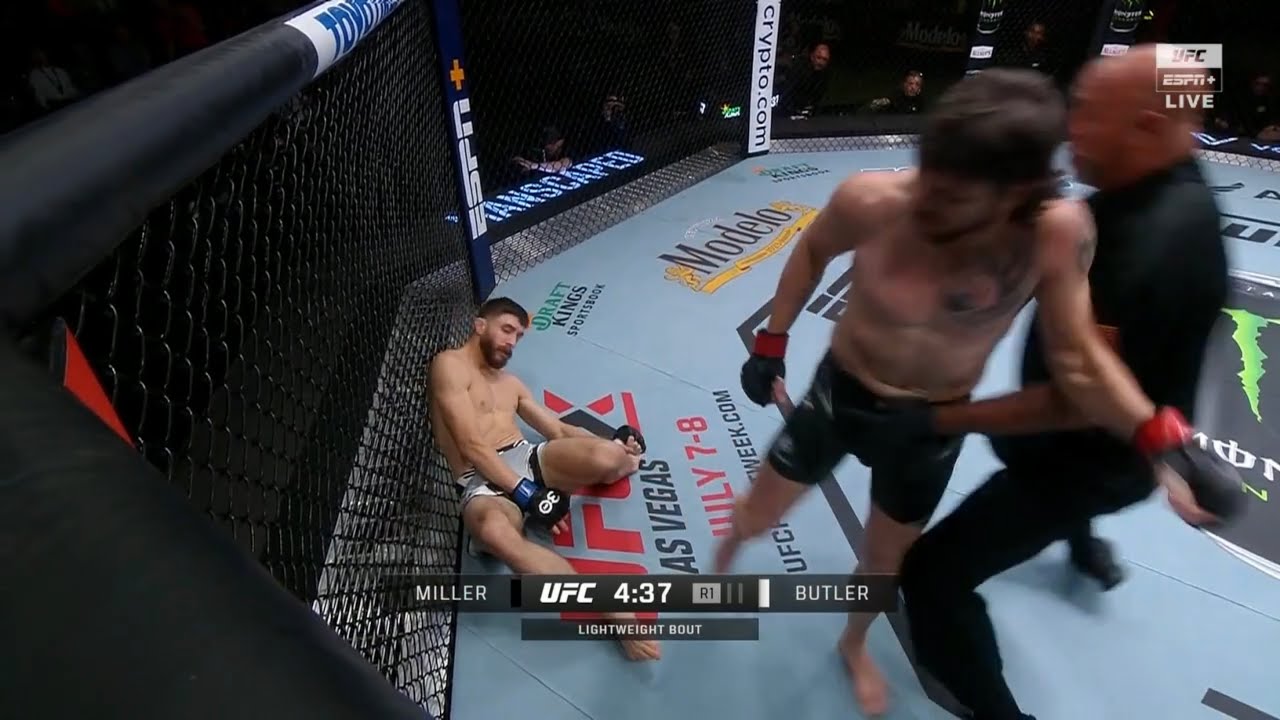 JIM MILLER KNOCKS OUT JESSE BUTLER IN ROUND 1!!!!